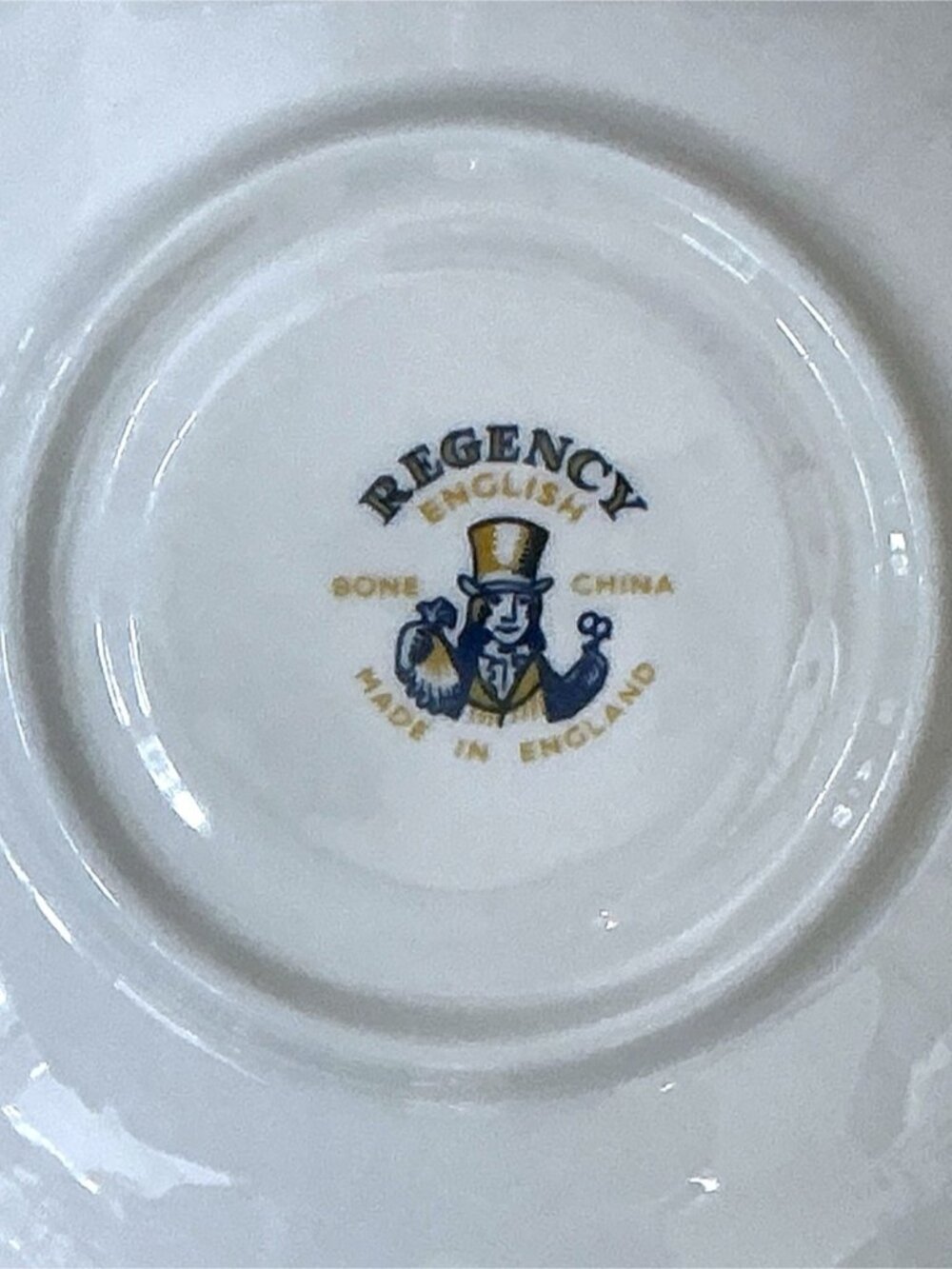 Regency English Bone China Teacup Saucer Scenic Cottage Vintage 1960’s - Picture 7 of 16